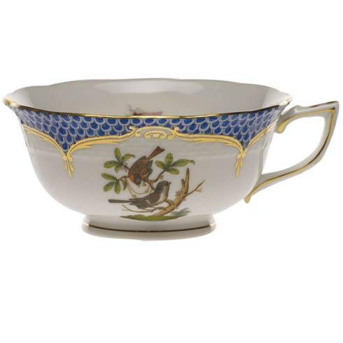 Rothschild Bird Blue Border Tea Cup - Motif 04, HERHRD-RO-EB-00734-2-04, Sasha Nicholas