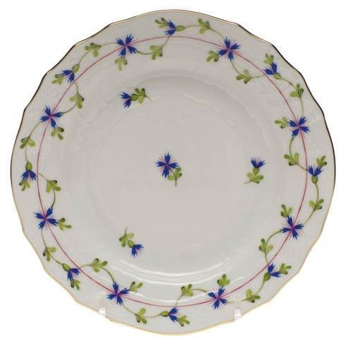 Blue Garland Bread & Butter Plate