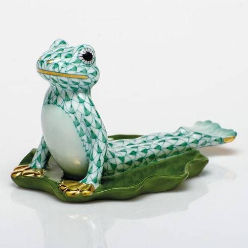 Yoga Frog in Cobra Pose - Green