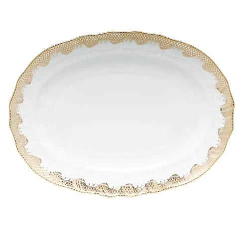 Fish Scale Gold Platter - Gold