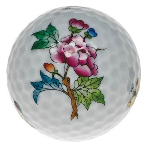 Queen Victoria Green Border Golf Ball