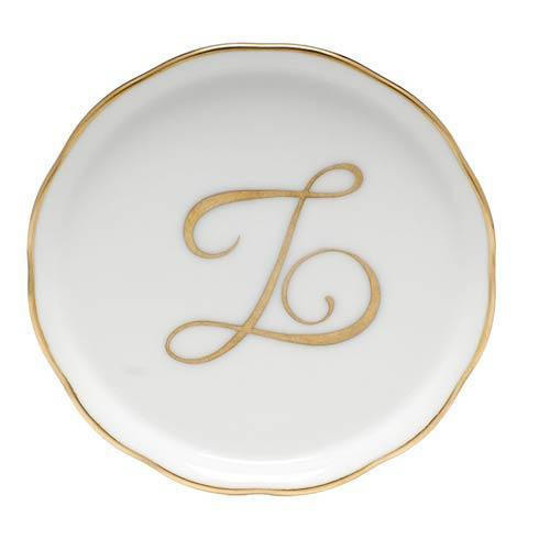 Monogram Coasters Gold Monogram Coaster - Z