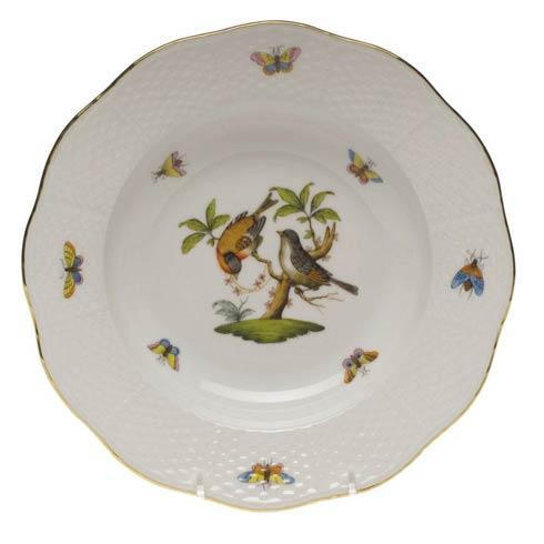 Rothschild Bird Original (no border) Rim Soup Plate - Motif 12