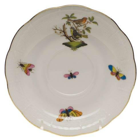 Rothschild Bird Original (no border) Tea Saucer - Motif 03