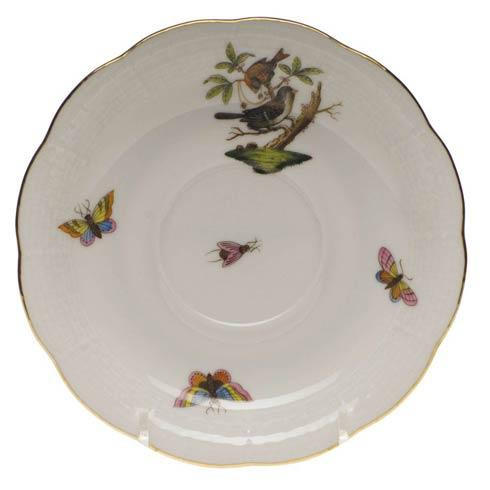 Rothschild Bird Original (no border) Tea Saucer - Motif 04