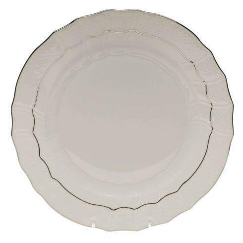 Platinum Edge Dinner Plate, HERHRD-HDE-PT01524-0-00, Sasha Nicholas