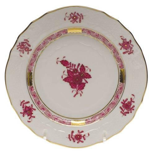 Chinese Bouquet Raspberry Bread & Butter Plate