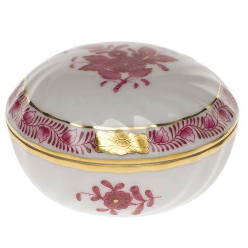 Chinese Bouquet Raspberry Ring Box