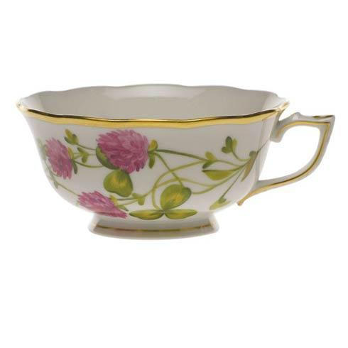 American Wildflowers Red Clover Tea Cup, HERHRD-FLA-CL20734-2-00, Sasha Nicholas