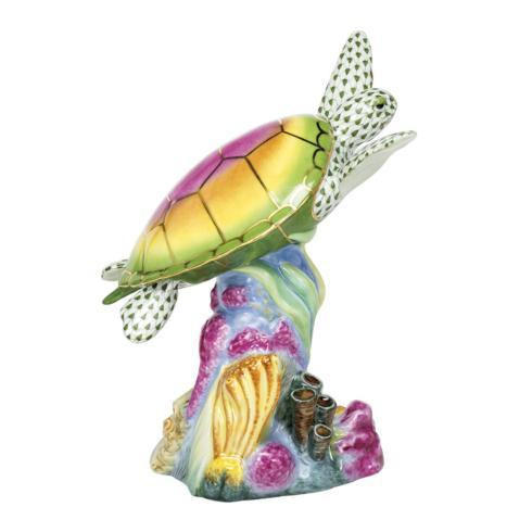 Reserve Collection Sea Turtle with Coral