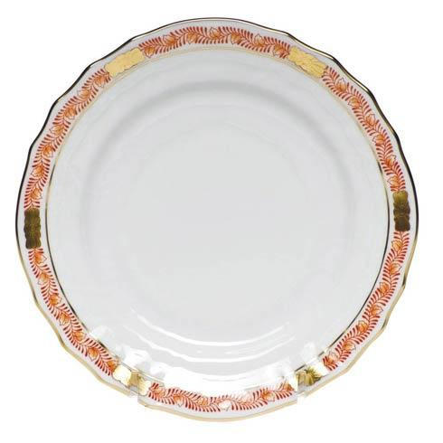 Chinese Bouquet Garland Rust Bread & Butter Plate, HERHRD-ASH-US01515-0-00, Sasha Nicholas