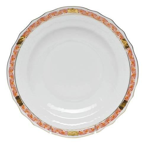 Chinese Bouquet Garland Rust Salad Plate, HERHRD-ASH-US01518-0-00, Sasha Nicholas