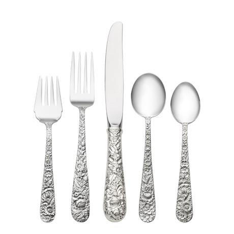 Repousse 66 Piece Set, Place Size. Service For 12, KIRLBD-G6004402, Sasha Nicholas