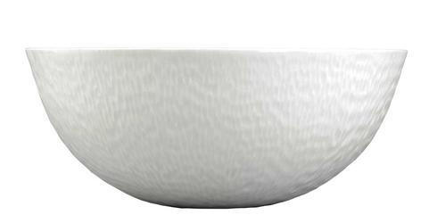 Mineral White Calabash Shaped Salad Bowl, RAYRSL-0000-21-507023, Sasha Nicholas