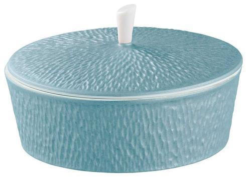 Mineral Irise Sky Blue Covered Sugar Bowl, RAYRSL-0337-23-436019, Sasha Nicholas