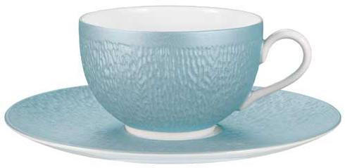 Mineral Irise Sky Blue Tea Saucer, RAYRSL-0337-23-351917, Sasha Nicholas