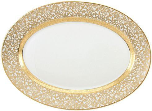 Tolede Gold Incrustation Oval Platter, RAYRSL-0523-17-502041, Sasha Nicholas