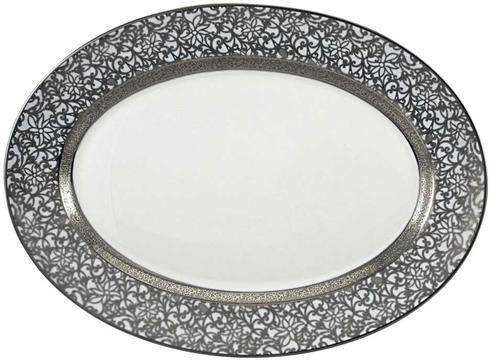 Tolede Platinum Incrustation Oval Dish, RAYRSL-0530-17-502041, Sasha Nicholas