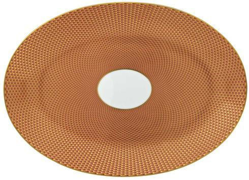 Tresor Orange Medium Oval Dish, RAYRSL-0550-37-502036, Sasha Nicholas