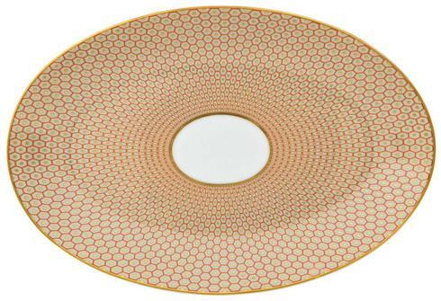 Tresor Orange Small Oval Dish, RAYRSL-0552-37-502030, Sasha Nicholas