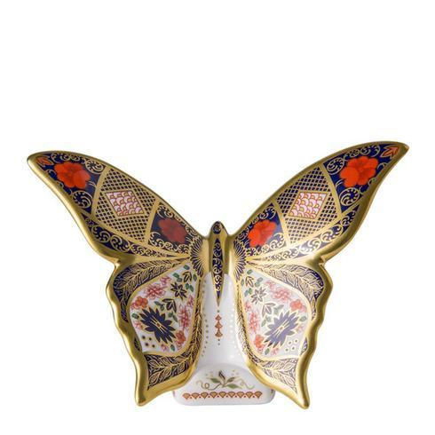 Old Imari Solid Gold Band Butterfly, ROYDVC-PAPBO62621, Sasha Nicholas