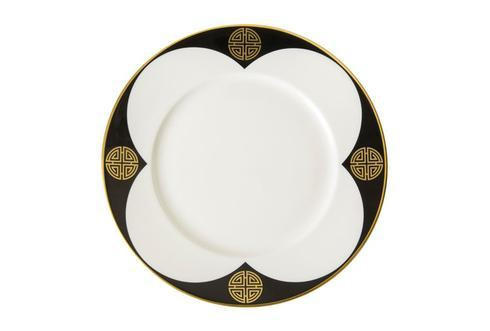 Satori Black Salad Plate, ROYDVC-SATBL62507, Sasha Nicholas