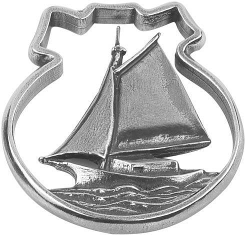 Gift Traditional Sailboat Ornament, SALSAL-CO34, Sasha Nicholas