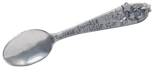 Pewter Baby Twinkle Star Spoon, SALSAL-CSPN-TS, Sasha Nicholas