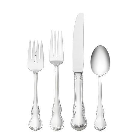 French Provincial 4 Piece Place Setting With Old Style Blade Knife, TOWLBD-T0361424, Sasha Nicholas