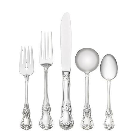 Old Master 5 Piece Dinner Setting With Cream Soup Spoon, TOWLBD-T0331544, Sasha Nicholas