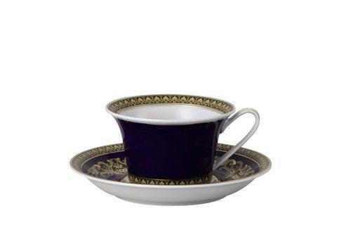 Medusa Blue Tea Cup & Saucer, VERRSL-19325-409620-14640, Sasha Nicholas