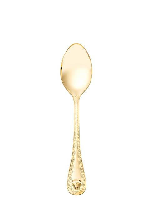 Medusa Flatware Serving Spoon, Gold Plated, VERRSL-19300-120930-70020, Sasha Nicholas