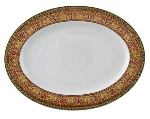 Medusa Red Platter - 15.75", VERRSL-19300-409605-12740, Sasha Nicholas