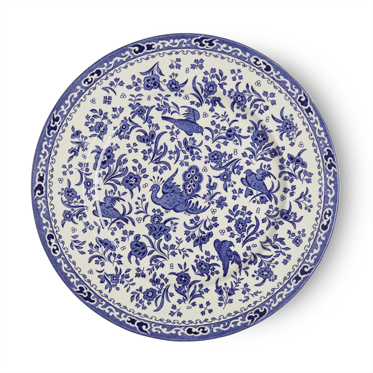 Doolittle-thompson Burleigh Blue Regal Peacock Plate Large, Doolittle-Thompson Burleigh Blue Regal Peacock Plate Large, Sasha Nicholas