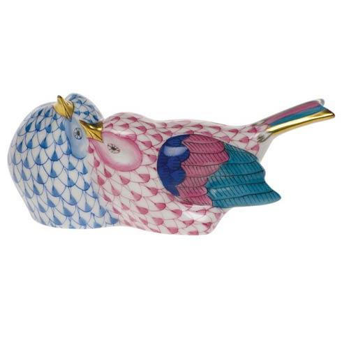 Herend Love Birds | Blue + Pink Herend Love Birds | Blue + Pink