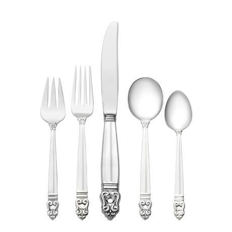 Royal Danish 5 Piece Place Setting With Cream Soup Spoon [intlbd-i5391528], INTLBD-I5391528, Sasha Nicholas