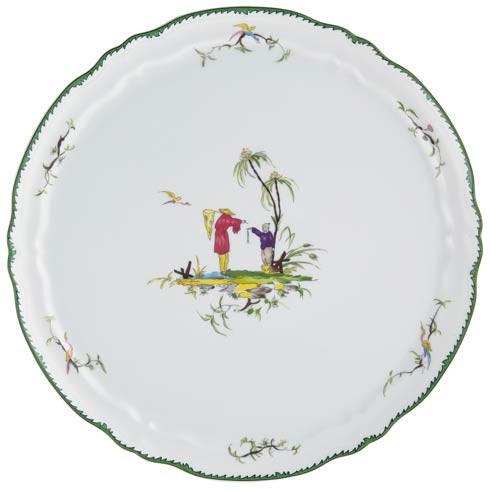 Longjiang Multi Color Flat Cake Serving Plate, RAYRSL-0676-01-504031, Sasha Nicholas