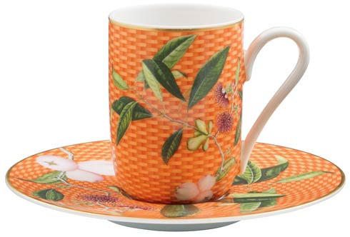 Tr��sor Fleuri Orange Pomme D'eau Expresso Cup, RAYRSL-0656-37-306012, Sasha Nicholas