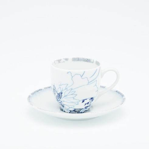 Coupe Rêve Bleu Coffee Saucer, ROYBIA-T100-COU20660, Sasha Nicholas