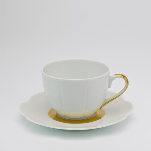 Nymphea Fleur't (flirt) Matte Gold Tea Cup, ROYBIA-R300-NYM20466, Sasha Nicholas