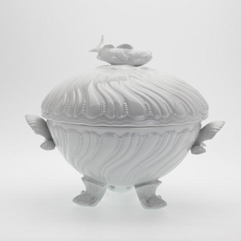 Ocean White Fish Soup Tureen, ROYBIA-P998-OCE00001, Sasha Nicholas