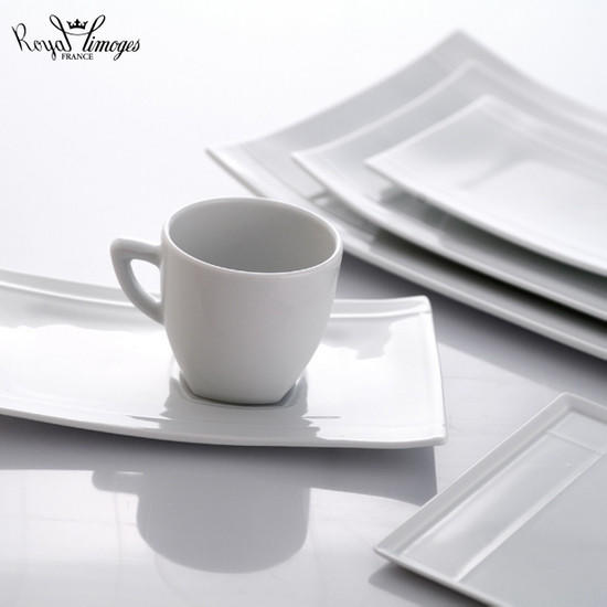 Pagode White Coffee Saucer, ROYBIA-T200-PAG00001, Sasha Nicholas