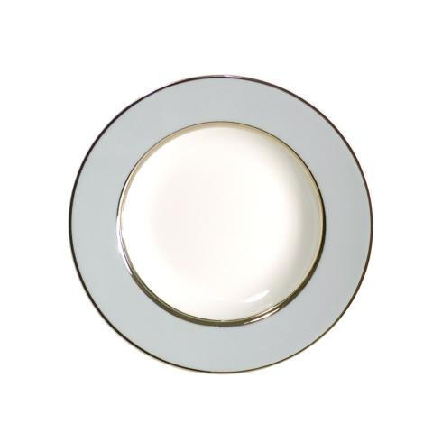 Recamier Mak Grey/platinum Rim Soup Plate, ROYBIA-A235-REC20828, Sasha Nicholas