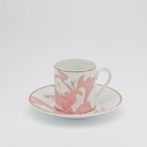 Recamier Paradis Végétal Coffee Saucer, ROYBIA-T100-REC20640, Sasha Nicholas