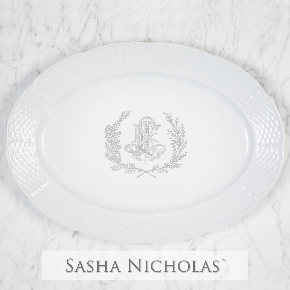 Lamb-kiefner Weave Oval Platter, Lamb-Kiefner Weave Oval Platter, Sasha Nicholas