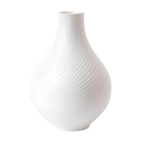 White Folia Bulb Vase 9", WEDWWR-40032149, Sasha Nicholas
