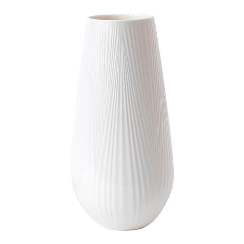 White Folia Vase Tall 11.8", WEDWWR-40032147, Sasha Nicholas