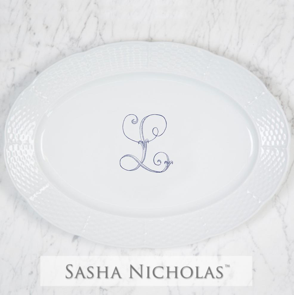 Hart-lause Wedding Weave Oval Platter, HART-LAUSE WEDDING WEAVE OVAL PLATTER, Sasha Nicholas