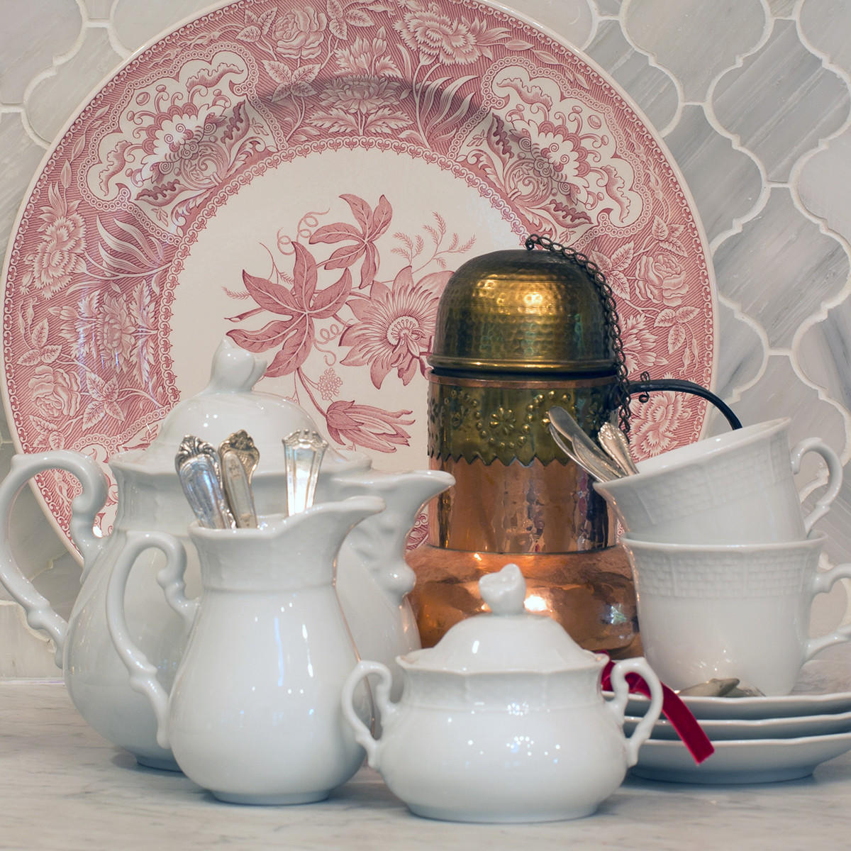 Lifchez-sullivan Weave Simply White Cup+saucer, Lifchez-Sullivan SNW125, Sasha Nicholas