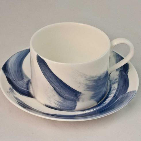 Brushstroke Tea Cup, ROYDVC-BRSBL00014, Sasha Nicholas